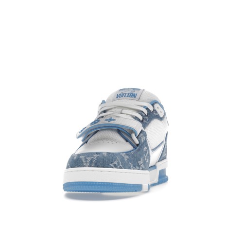 Кроссы Louis Vuitton Trainer Monogram Denim - мужская сетка размеров