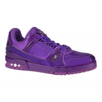 Кроссовки Louis Vuitton Trainer Metallic Purple