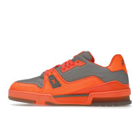 Louis Vuitton Trainer Orange Grey
