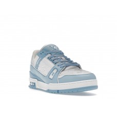Кроссовки Louis Vuitton Trainer Low White Sky Blue