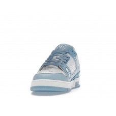 Кроссовки Louis Vuitton Trainer Low White Sky Blue