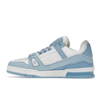 Louis Vuitton Trainer Low White Sky Blue