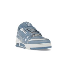 Кроссовки Louis Vuitton LV Trainer #54 Light Blue White
