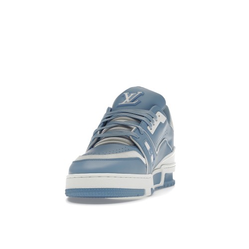 Кроссы Louis Vuitton LV Trainer #54 Light Blue White - мужская сетка размеров
