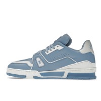 Кроссовки Louis Vuitton LV Trainer #54 Light Blue White