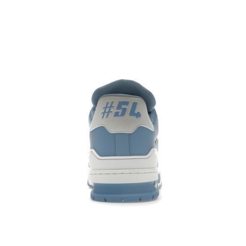Кроссы Louis Vuitton LV Trainer #54 Light Blue White - мужская сетка размеров