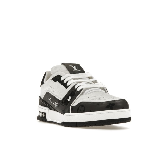 Кроссы Louis Vuitton LV Trainer #54 Black White - мужская сетка размеров