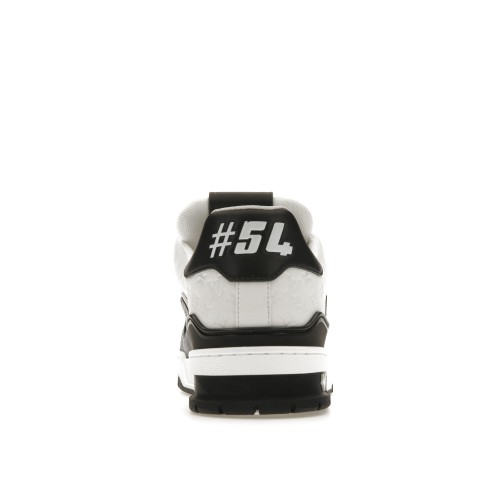 Кроссы Louis Vuitton LV Trainer #54 Black White - мужская сетка размеров