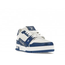 Louis Vuitton Trainer #54 Signature Blue White