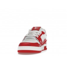 Кроссовки Louis Vuitton Trainer #54 Signature Red White