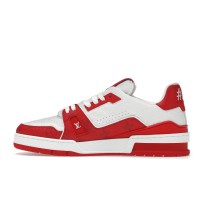 Кроссовки Louis Vuitton Trainer #54 Signature Red White