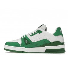 Кроссовки Louis Vuitton Trainer #54 Signature Green White