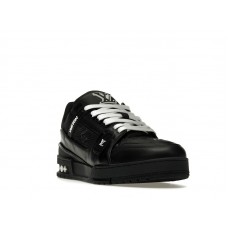 Louis Vuitton Trainer Black Embossed Monogram