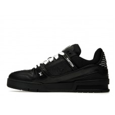 Louis Vuitton Trainer Black Embossed Monogram
