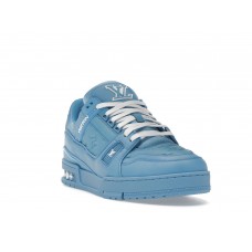 Кроссовки Louis Vuitton Trainer Blue Embossed Monogram