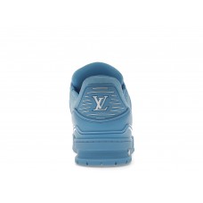 Кроссовки Louis Vuitton Trainer Blue Embossed Monogram