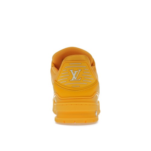 Кроссы Louis Vuitton Trainer Yellow Embossed Monogram - мужская сетка размеров
