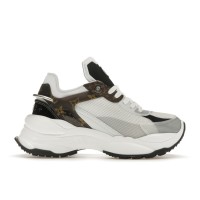Женские кроссовки Louis Vuitton Run 55 White Monogram (W)
