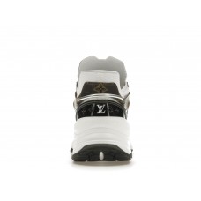 Женские кроссовки Louis Vuitton Run 55 White Monogram (W)
