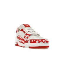 Кроссовки Louis Vuitton LV Trainer Yayoi Kusama Red White