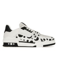 Кроссовки Louis Vuitton LV Trainer Yayoi Kusama Black White