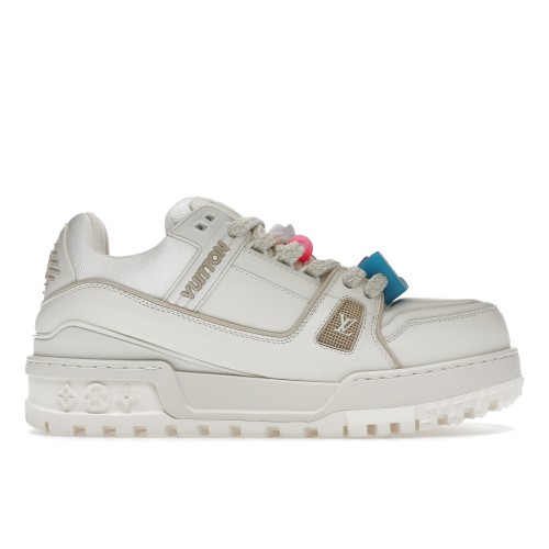 Кроссы Louis Vuitton LV Trainer Maxi White - мужская сетка размеров