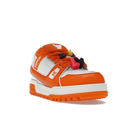 Кроссы Louis Vuitton Trainer Maxi Orange - мужская сетка размеров