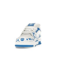 Кроссовки Louis Vuitton x Yayoi Kusama Trainer White Blue