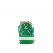 Кроссовки Louis Vuitton Trainer Green Monogram Textile