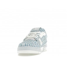 Кроссовки Louis Vuitton Trainer Blue Stripe Monogram