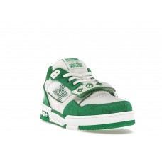 Louis Vuitton Trainer Green Monogram Denim