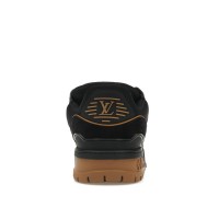 Кроссовки Louis Vuitton Trainer Maxi Black Brown Suede