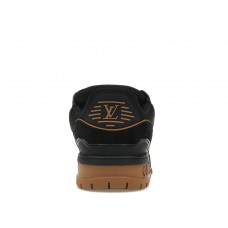 Кроссовки Louis Vuitton Trainer Maxi Black Brown Suede