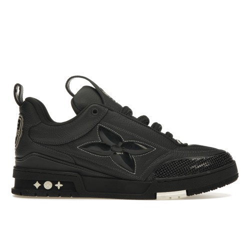 Кроссы Louis Vuitton LV Skate Sneaker Black - мужская сетка размеров