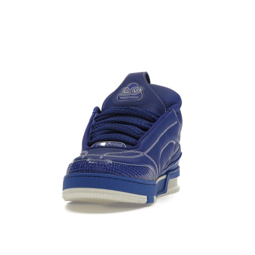 Кроссы Louis Vuitton LV Skate Sneaker Blue - мужская сетка размеров