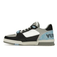 Кроссовки Louis Vuitton LV Trainer Blue Grey Black