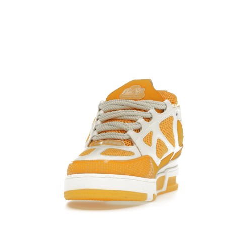 Кроссы Louis Vuitton LV Skate Sneaker Yellow White - мужская сетка размеров