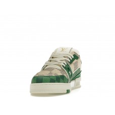 Кроссовки Louis Vuitton LV Trainer Damier White Green
