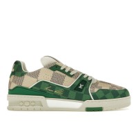 Кроссовки Louis Vuitton LV Trainer Damier White Green