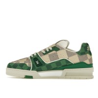 Кроссовки Louis Vuitton LV Trainer Damier White Green