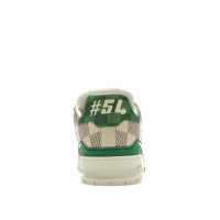 Кроссовки Louis Vuitton LV Trainer Damier White Green