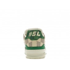 Кроссовки Louis Vuitton LV Trainer Damier White Green