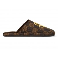 Тапки Louis Vuitton LV Palace Slipper Damier Pop Ebene