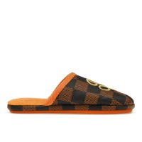 Тапки Louis Vuitton LV Palace Slipper Damier Pop Orange