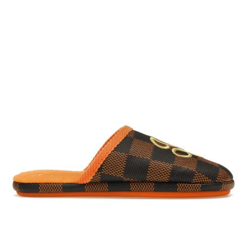 Louis Vuitton LV Palace Slipper Damier Pop Orange - мужская сетка размеров