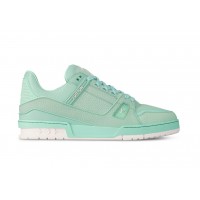 Кроссовки Louis Vuitton LV Trainer Mint Green White