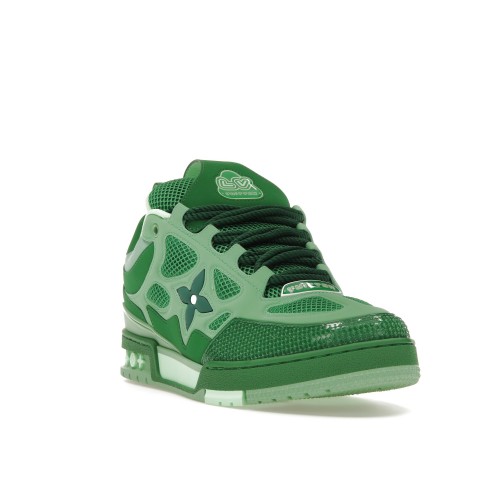 Кроссы Louis Vuitton LV Skate Green - мужская сетка размеров