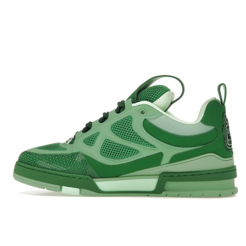 Кроссы Louis Vuitton LV Skate Green - мужская сетка размеров