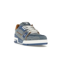Louis Vuitton LV Trainer Blue Damier 3D Denim
