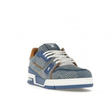 Louis Vuitton LV Trainer Blue Damier 3D Denim